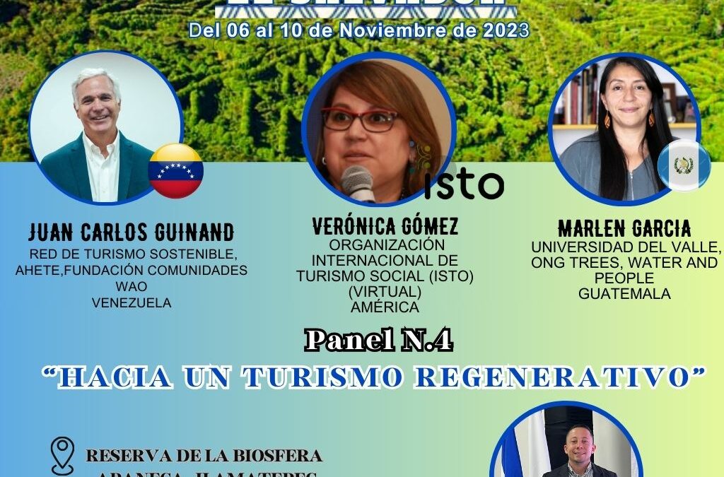 Panel 4 «Hacia un Turismo Regenerativo» del VIII Encuentro Iberoamericano de Turismo Rural.